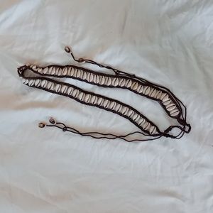 Vintage sea shell belt